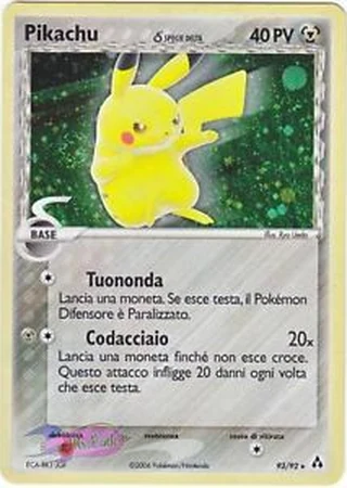 Pikachu #93 — EX La Leggenda di Mew