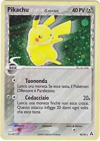 Pikachu #93 — EX La Leggenda di Mew