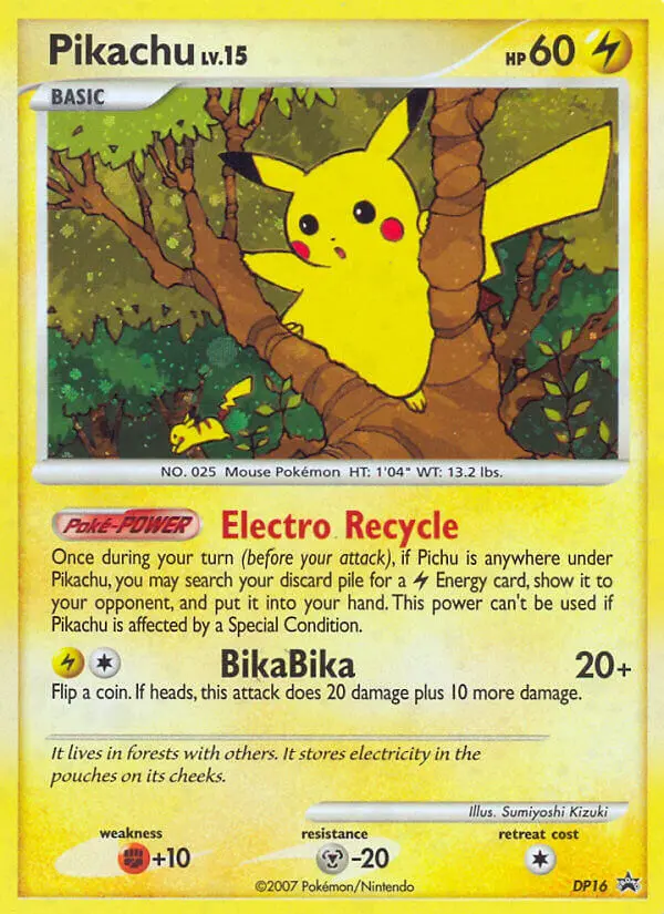Pikachu DP16 — Diamond & Pearl Promos