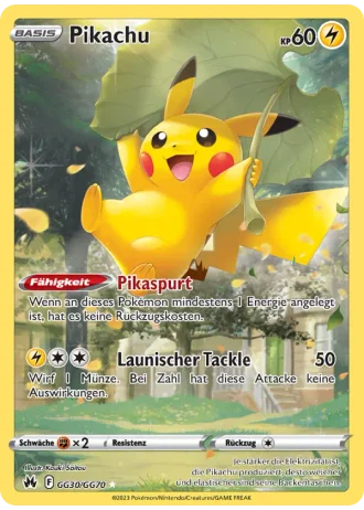 Pikachu GG30/70 — Galar-Galerie (Zenit der Könige)