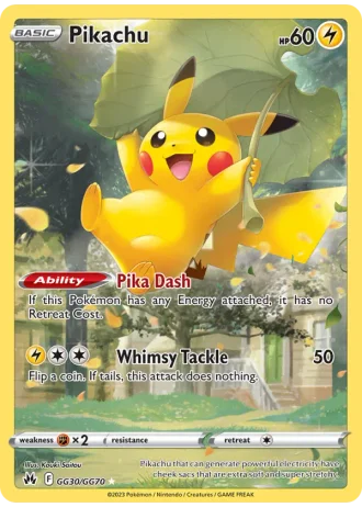 Pikachu GG30/70 — Galarian Gallery (Crown Zenith)