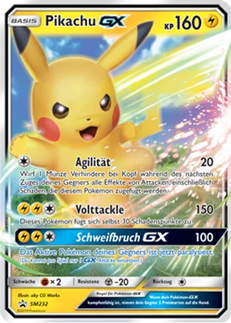 Pikachu GX SM232 — Sonne & Mond Promos