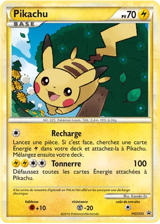 Pikachu HGSS03 — HeartGold & SoulSilver Promos