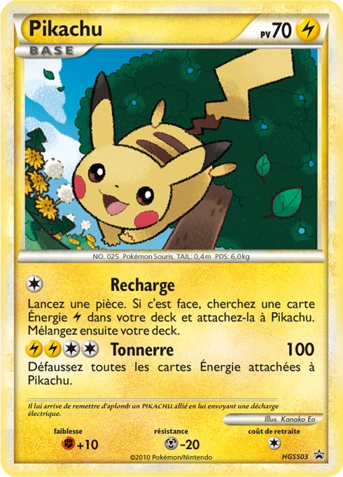 Pikachu HGSS03 — HeartGold & SoulSilver Promos