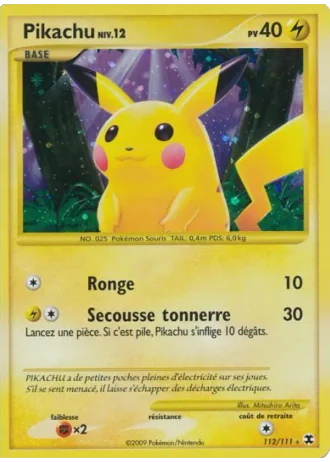 Pikachu Niv. 12 #112/111 — Rivaux Émergeants