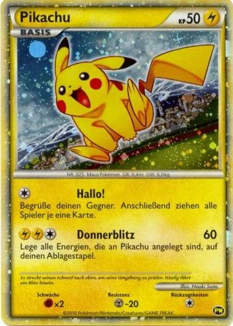 Pikachu — Pikachu World Collection 2010