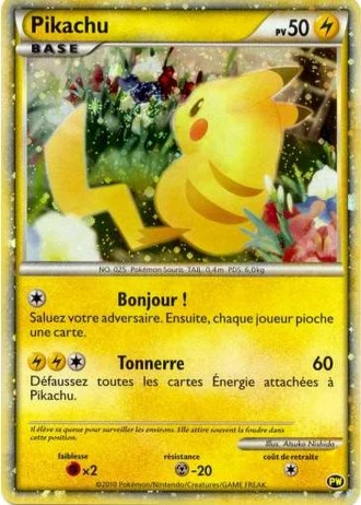 Pikachu — Pikachu World Collection 2010