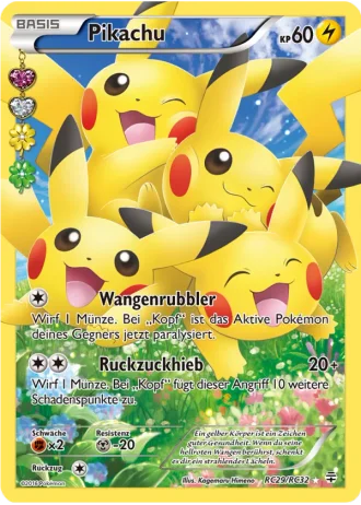 Pikachu RC29/32 — Radiant Collection (Generationen)