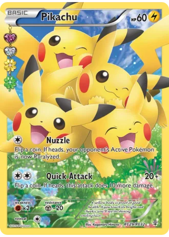 Pikachu RC29 — Radiant Collection (Generations)