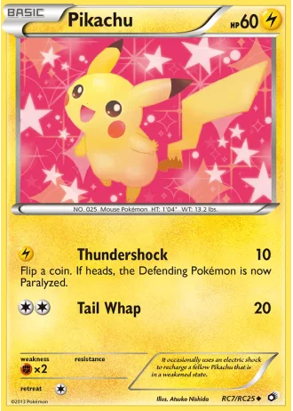 Pikachu RC7 — Radiant Collection (Legendary Treasures)