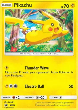 Pikachu SM04 — Sun & Moon Promos