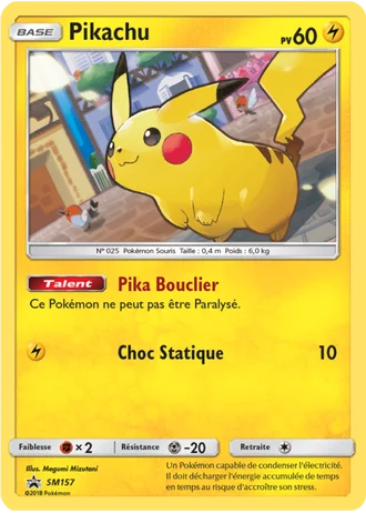 Pikachu SM157 — Soleil & Lune Promos