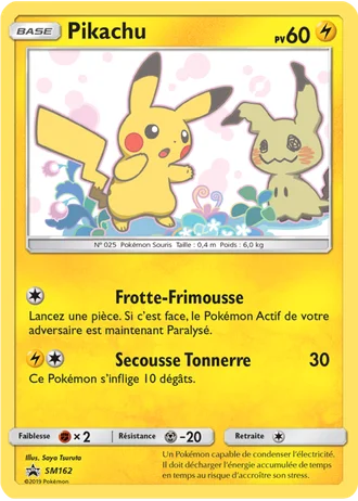 Pikachu SM162 — Soleil & Lune Promos