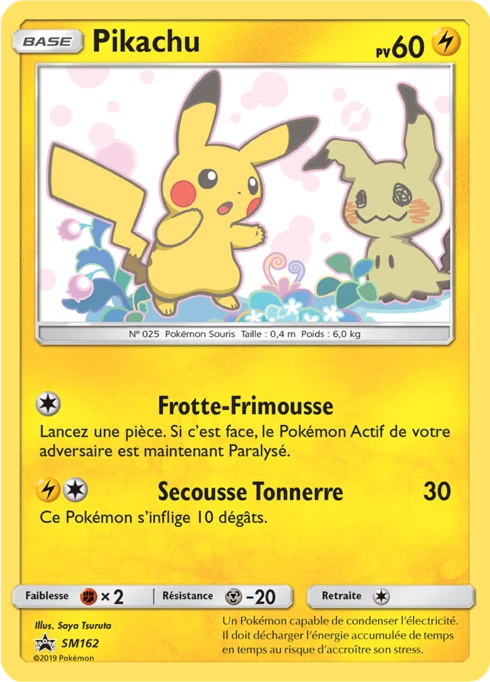 Pikachu SM162 — Soleil & Lune Promos