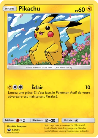 Pikachu SM206 — Soleil & Lune Promos