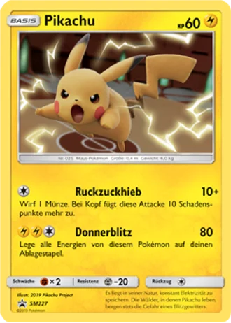 Pikachu SM227 — Sonne & Mond Promos