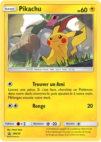 Pikachu SM234 — Soleil & Lune Promos