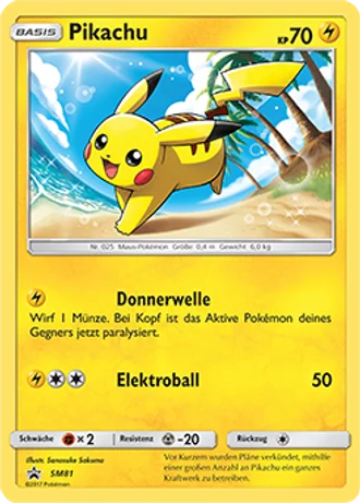 Pikachu SM81 — Sonne & Mond Promos
