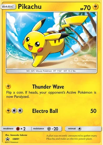 Pikachu SM81 — Sun & Moon Promos