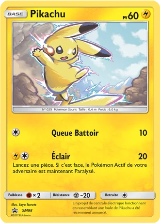 Pikachu SM98 — Soleil & Lune Promos