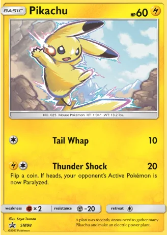 Pikachu SM98 — Sun & Moon Promos
