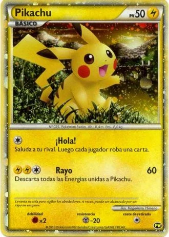 Pikachu — Pikachu World Collection 2010