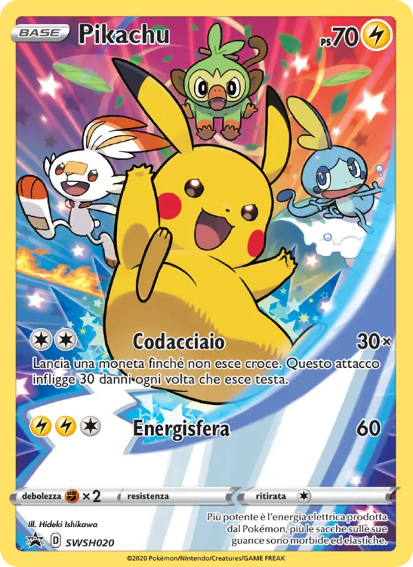 Pikachu SWSH020 — Spada e Scudo Promos