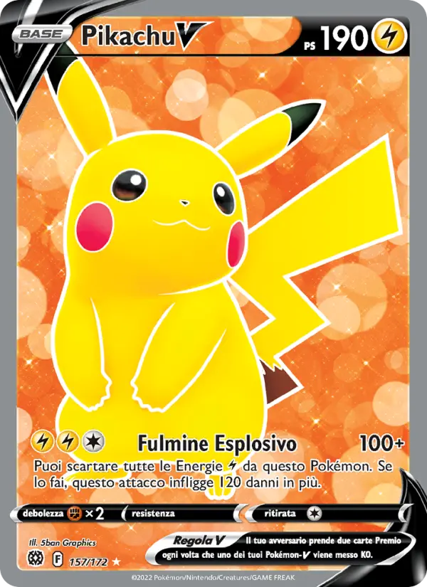 Pikachu V #157 — Astri Lucenti