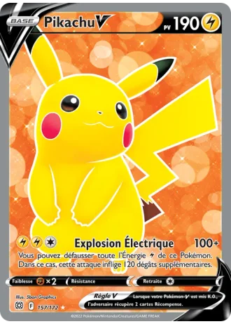 Pikachu V #157 — Stars Étincelantes