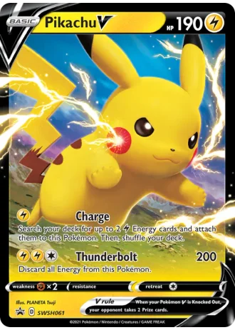 Pikachu V SWSH061 — Sword & Shield Promos