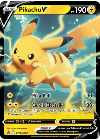 Pikachu V SWSH063 — Épée & Bouclier Promos