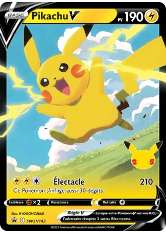 Pikachu V SWSH143 — Épée & Bouclier Promos