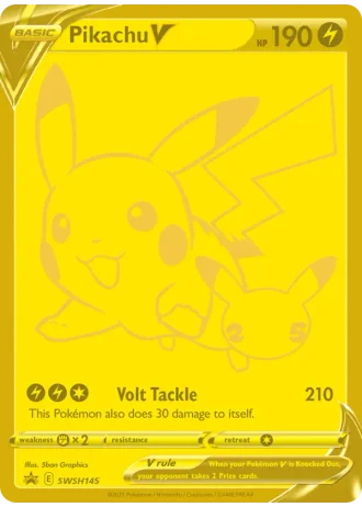 Pikachu V #SWSH145 — Sword & Shield Promos