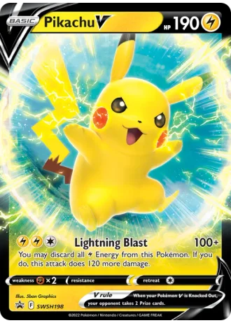 Pikachu V SWSH198 — Sword & Shield Promos