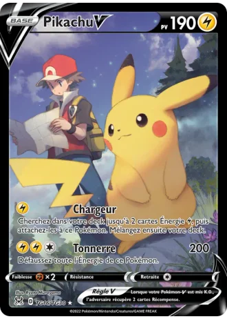 Pikachu V TG16 — Galerie des Dresseurs (Origine Perdue)