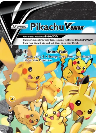 Pikachu V UNION SWSH139 — Sword & Shield Promos