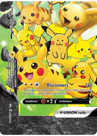 Pikachu V UNION SWSH141 — Sword & Shield Promos