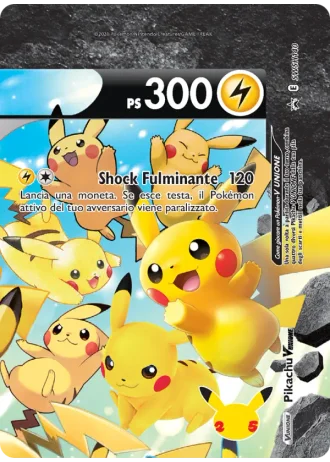 Pikachu V UNIONE SWSH140 — Spada e Scudo Promos