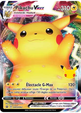 Pikachu VMAX SWSH062 — Épée & Bouclier Promos