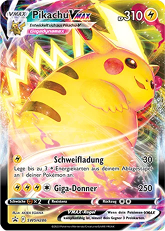 Pikachu VMAX SWSH286 — Schwert & Schild Promos