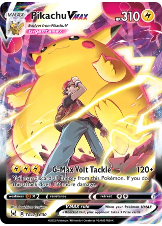 Pikachu VMAX TG17/30 — Trainer Gallery (Lost Origin)