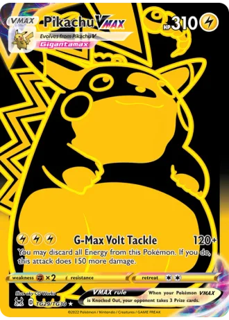 Pikachu VMAX TG29/30 — Trainer Gallery (Lost Origin)