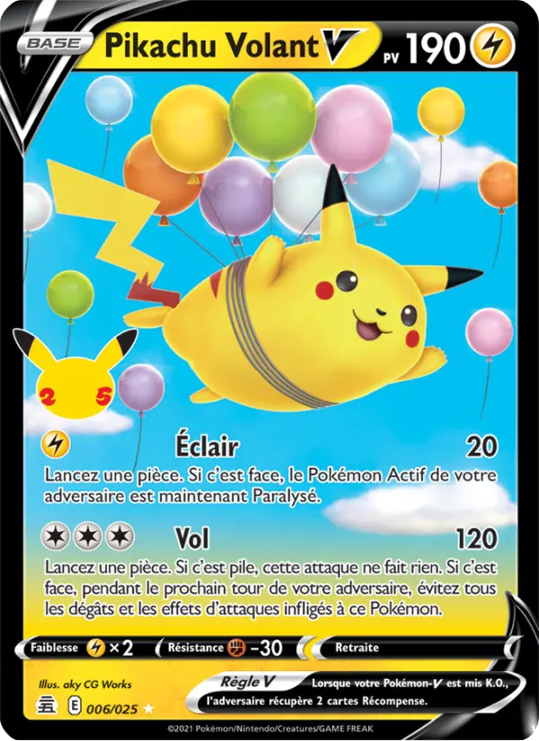 Pikachu Volant V #6 — Célébrations