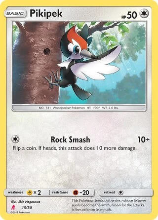 Pikipek #15 — SM trainer Kit (Lycanroc)