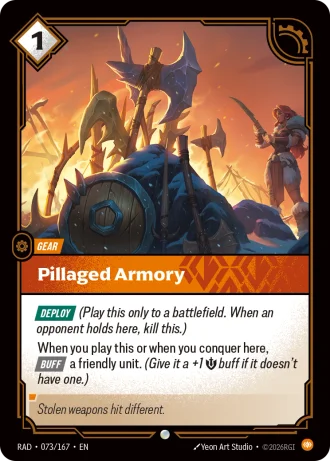 Pillaged Armory #073/167 — Radiance