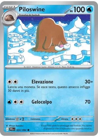 Piloswine #024 — Flamme Spettrali