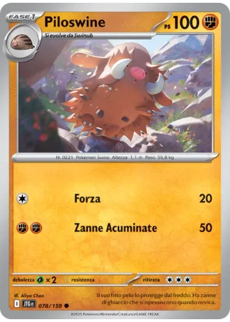 Piloswine #078 — Avventure Insieme