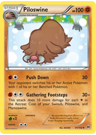 Piloswine #81/162 — BREAKthrough