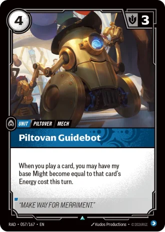 Piltovan Guidebot #057/167 — Radiance