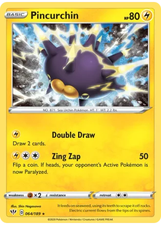 Pincurchin #64/189 — Darkness Ablaze